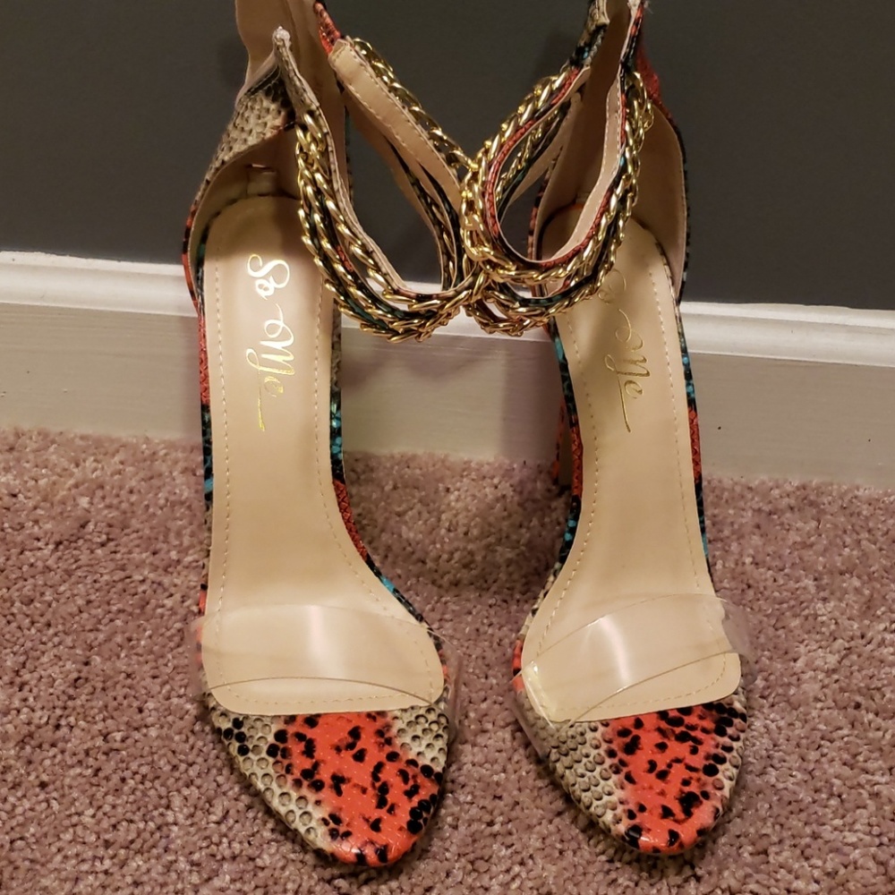 Multi Color High Heels